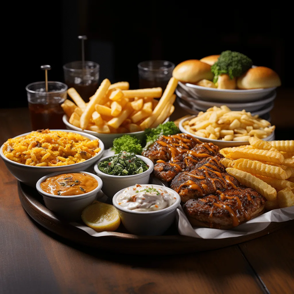 Cheddars Menu