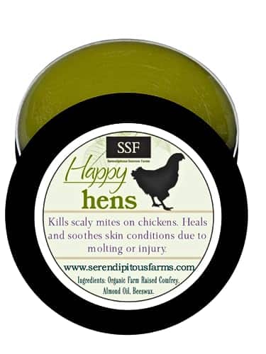 Serendipitous Summer Farms Large oz Happy Hens All Purpose First Aid Poultry Balm. % Natural and Organic Comfrey Salve. for Pecking WoundsSores