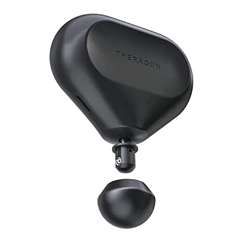 TheraGun Mini Handheld Electric Massage Gun Compact Deep Tissue Treatment for Any Athlete On The Go Portable Percussion Massager with QuietForce Technology (Black )