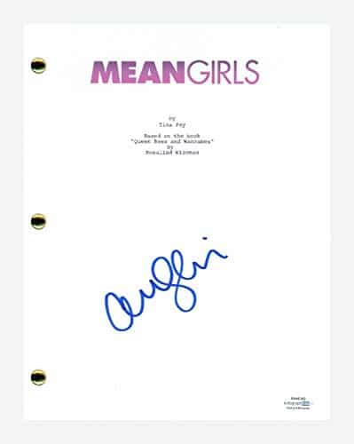 Amanda Seyfried Signed Autographed MEAN GIRLS Movie Script Screenplay ACOA COA