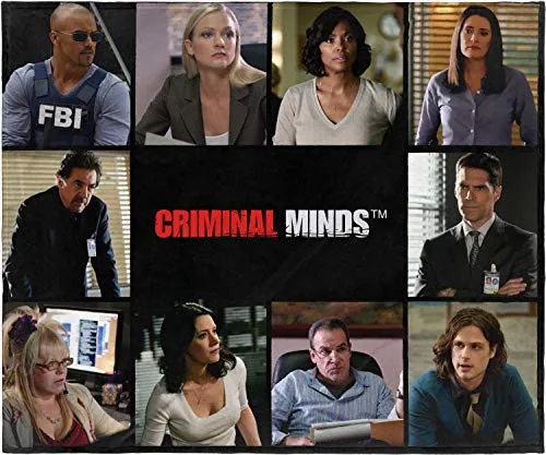 INTIMO Criminal Minds Cast TV Series Super Soft Plush Fleece Throw Blanket x (cm xcm)